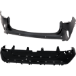 Rear, Upper And Lower Primed Bumper Cover