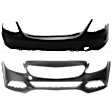 Sedan Front and Rear Primed Bumper Cover