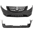 Front and Rear Textured Bumper Cover 2.0L, 4Cyl