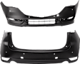 Front and Rear Primed Bumper Cover CAPA Certified