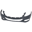 Sedan Front and Rear Primed Bumper Cover 4.7L, 8Cyl