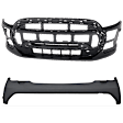 Front and Rear Front - Textured, Rear - Primed Bumper Cover