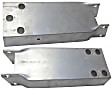 Front, Driver and Passenger Side Bumper Brackets, Impact Bracket, Aluminum