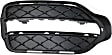 Fog Light Cover - Front, Driver and Passenger Side, Textured Black