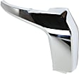 Front, Driver and Passenger Side, Center Bumper Trims, Chrome