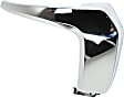 Front, Driver and Passenger Side, Center Bumper Trims, Chrome
