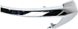 Front, Driver and Passenger Side, Center Bumper Trims, Chrome