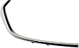 Front, Driver and Passenger Side, Center Bumper Trim, Chrome