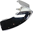 Front, Driver and Passenger Side, Outer Bumper Trim, Chrome, Sport Utility