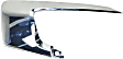 Front, Driver and Passenger Side, Upper Bumper Trims, Chrome