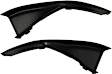 Front, Driver and Passenger Side Bumper Trim, Textured Black