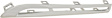 Driver and Passenger Side, Upper Grille Trim, Chrome, Sport Utility