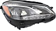 Driver and Passenger Side Headlights, with Bulbs, LED, For Models without Cornering Lights, without cornering light