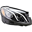 Driver and Passenger Side Headlights, with Bulbs, LED, For Models without Active Lighting