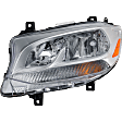 2019-2022 Mercedes Benz Sprinter 2500 - Driver and Passenger Side Headlights, with Bulbs, Halogen, Extended/Standard Cargo Van
