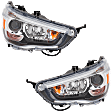 Driver and Passenger Side Headlights, with Bulbs, HID/Xenon, with HID Bulbs and ballast