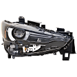 Driver and Passenger Side Headlights, with Bulbs, LED, For Models with Adaptive Headlights