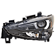 Driver and Passenger Side Headlights, with Bulbs, LED, For Models with Adaptive Headlights