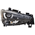 Driver and Passenger Side Headlights, with Bulbs, LED, For Models with Adaptive Headlights, CAPA Certified