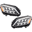 2019 Mercedes Benz C43 AMG - Driver and Passenger Side LED Headlight, With bulb(s), For Models Without Adaptive , OE Replacement