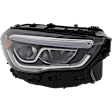 Driver and Passenger Side Headlights, without Bulb, Halogen, For Models without Adaptive Headlight, 247 Body