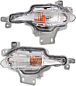 Front, Driver and Passenger Side Turn Signal Light, With bulb(s)