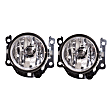 Front, Driver and Passenger Side Fog Lights, With bulb(s), Halogen