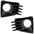 Driver and Passenger Side Fog Light Trim, Textured Black