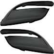 Fog Light Cover - Front, Driver and Passenger Side, Textured Black