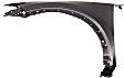 Front, Driver and Passenger Side Fenders, Without side lamp hole