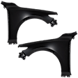 Front, Driver and Passenger Side Fenders, Sedan, Japan Built Vehicle, CAPA CERTIFIED