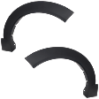 Fender Flares - Front, Driver and Passenger Side, Textured Black