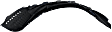 Front, Driver and Passenger Side, Fender Liner