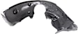 2014-2024 Mini Cooper - Front, Driver and Passenger Side, Fender Liner, Hatchback