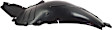 Front, Driver and Passenger Side, Front Section, Fender Liner