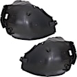 Front, Driver and Passenger Side, Rear Section Fender Liner CAPA Certified