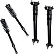 Front and Rear, Driver and Passenger Side Shock and Fully Loaded Strut, For Models without Adaptive Damping System (ADS)