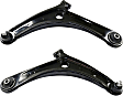 Front, Driver and Passenger Side, Lower Control Arms
