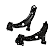 Front, Driver and Passenger Side, Lower Control Arms, With Ball Joints