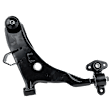 Front, Driver and Passenger Side, Lower Control Arms, With Ball Joint Assembly