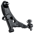 Front, Driver and Passenger Side, Lower Control Arms, With Ball Joint Assembly
