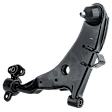 Front, Driver and Passenger Side, Lower Control Arms, With Ball Joint Assembly