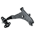 Front, Driver and Passenger Side, Lower Control Arms, With Ball Joint Assembly