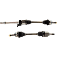 Front, Driver and Passenger Side Axle Assembly, Naturally Aspirated, Automatic CVT Transmission