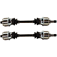 Rear, Driver and Passenger Side Axle Assembly - Set of 2