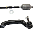 Front, Passenger Side, Inner and Outer Tie Rod Ends, AWD