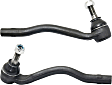 Front, Driver and Passenger Side, Outer Tie Rod Ends