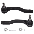 Front, Driver and Passenger Side, Outer Tie Rod Ends