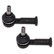 Front, Driver and Passenger Side, Outer Tie Rod Ends