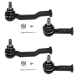 Front, Driver and Passenger Side, Inner and Outer Tie Rod Ends